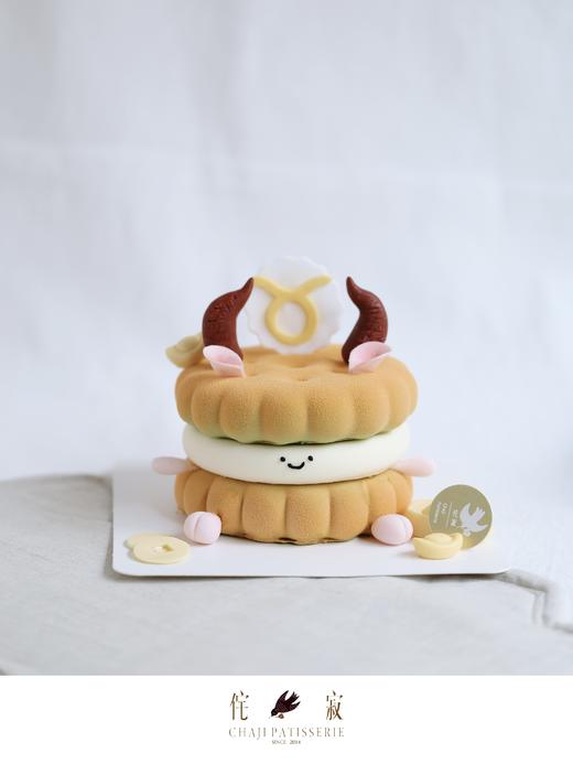 金牛座慕斯(很小）（翻糖比较沉，收到尽快食用） 商品图0