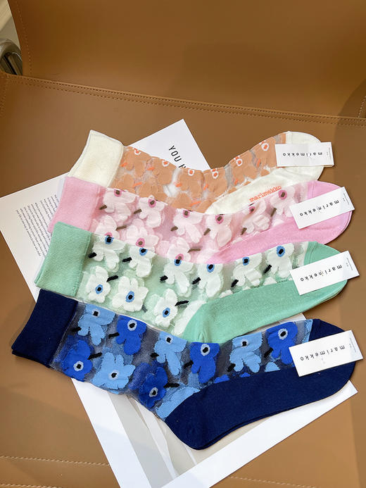 现货 THS-无 mari家 有故事的袜子 夏季彩色水晶丝袜 13色 CU1284 商品图3