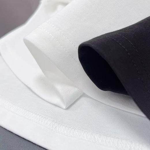 七夕福利-NO退-【超美推荐】超显瘦款！！夏季短款弧形下摆小设计感短袖T恤87%棉-喜出 商品图5