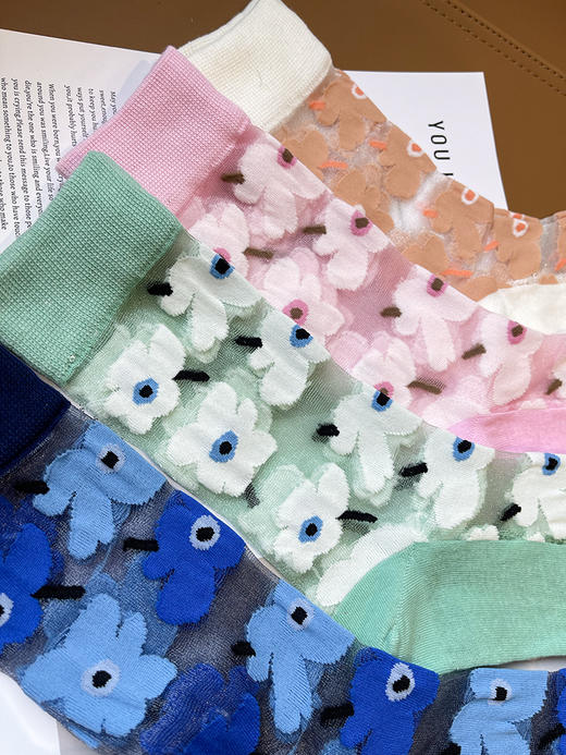 现货 THS-无 mari家 有故事的袜子 夏季彩色水晶丝袜 13色 CU1284 商品图4