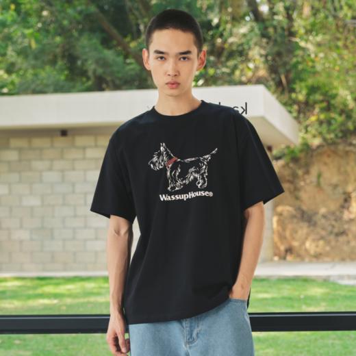 WassupHouse西高地简笔画印花短袖T恤 商品图1