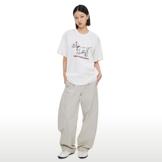 WassupHouse西高地简笔画印花短袖T恤 商品图4