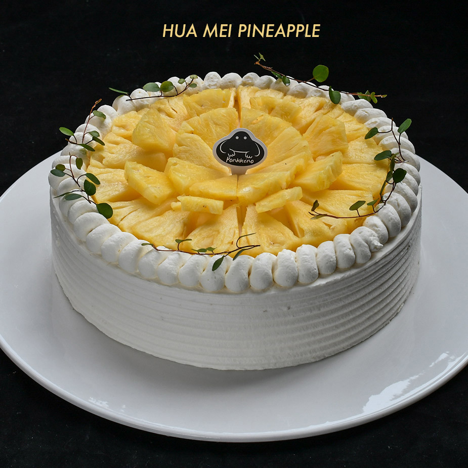 话梅凤梨奶油蛋糕