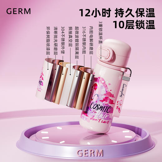 GERM 小马宝莉超越梦想保温杯500ml 商品图3