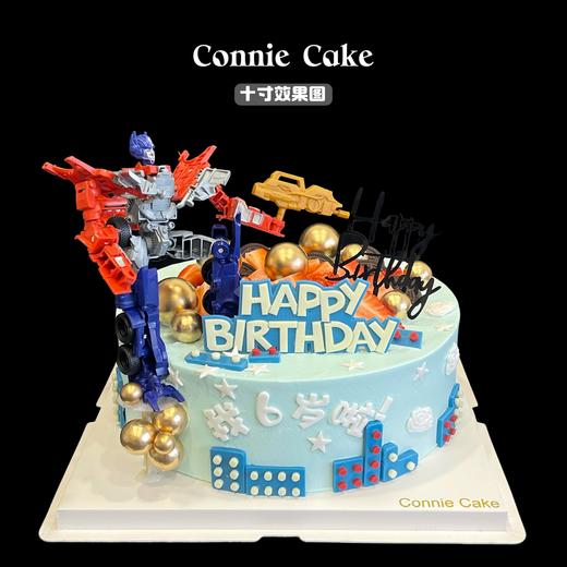 变形金刚 小男孩生日蛋糕 商品图2