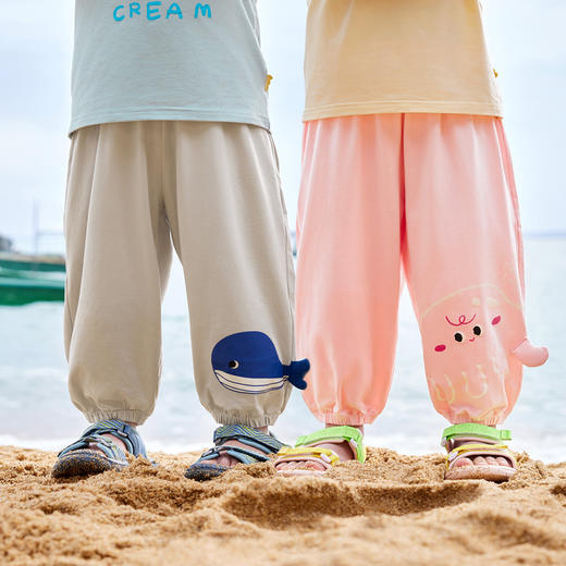 嘟嘟家儿童裤子夏季新款婴儿长裤夏装洋气宝宝休闲裤男童运动裤潮 商品图1