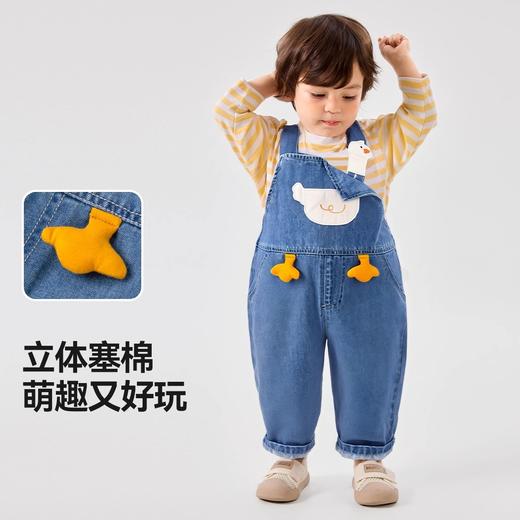 嘟嘟家宝宝背带裤2025春季新款男宝连体裤春装女宝休闲裤子童装潮 商品图1