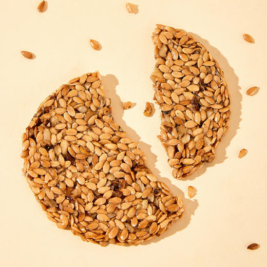 [屁侠推荐]集信堂欧米伽亚麻籽脆  添加65%亚麻籽含量 含亚麻酸(ω-3) 独立袋装 110g/盒 商品图2