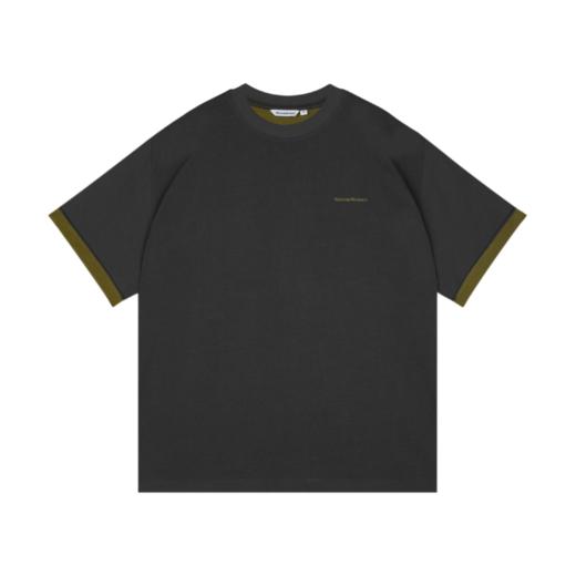 WassupHouse宽松双色短袖T恤 商品图7