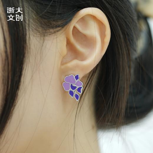 【浙大文创】浙江大学求是紫藤耳饰 商品图2