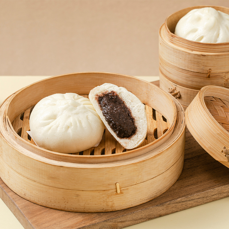 细豆沙包（3只）