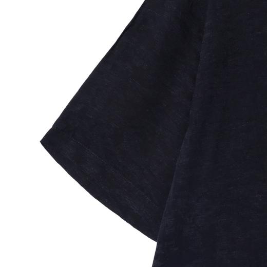 252016夏季高级感新款韩版纯色暗纹提花短袖衬衫下摆松紧设计百搭衬衣 商品图4