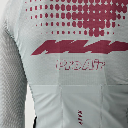 MAAP 男士 Aether Pro Air LS Jersey 3.0 竞速灰 长袖骑行服 商品图2