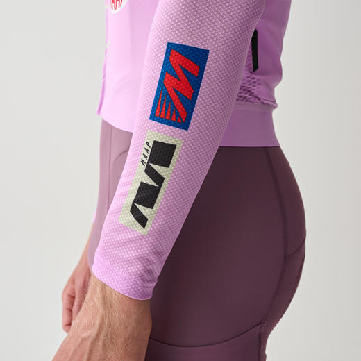MAAP 男士 Drome Pro Air LS Jersey 3.0 竞赛粉 长袖骑行服 商品图2