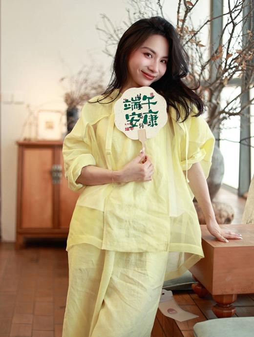 【线上专属】连帽套头衫(23708023-女贞黄) 商品图0