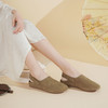 西村名物2025年夏季新款舒适平底后空圆头单鞋勃肯鞋T25AH16081 商品缩略图8