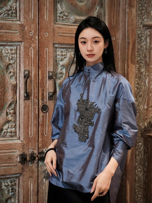 瑕疵|廷前观棠 | 山海经上衣(尺码偏大) [特价品](特殊商品不退不换) 商品图0