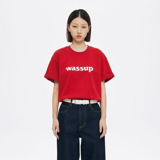 WASSUP基础logo短袖T恤 商品图4