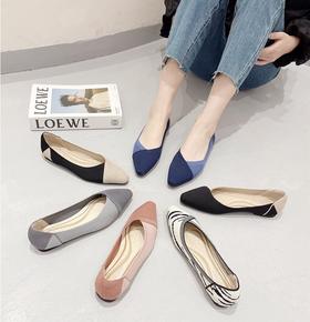 【2025新款平底针织编织鞋王妃鞋】新款平底针织编织鞋外贸跨境豹纹大码鞋 