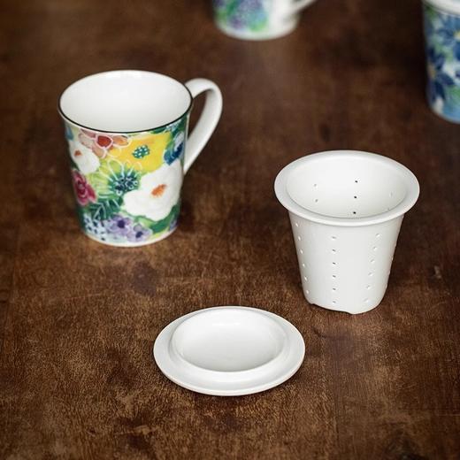 ◇60202◇◇60203◇和蓝蓝彩花粉玫瑰泡茶马克杯 商品图5