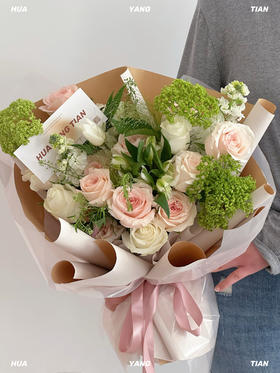 粉白月光 · 花束