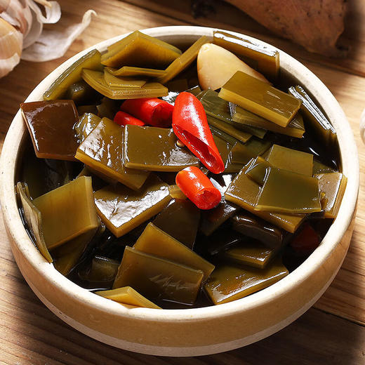 香卤海带块，80袋，天然香辛料，慢卤制作，富含碘·钙以及丰富的纤维，鲜嫩脆滑，咸鲜适口，吃法多样，早上配粥，中午拌面条，下午当零食M 商品图2