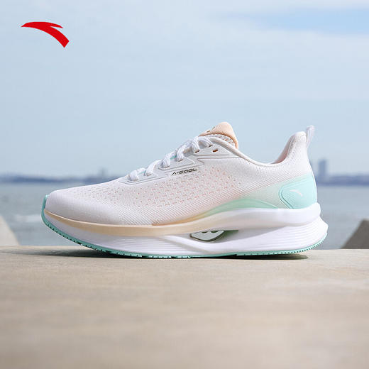 安踏氢跑COOL丨女鞋运动鞋网面透气跑步鞋女缓震回弹耐磨122525542 商品图0