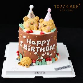 1027CAKE  | 黄油小熊 立体小动物（提前2天）