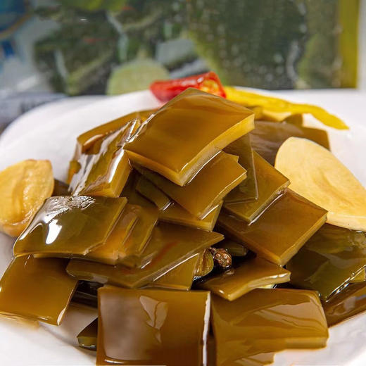 香卤海带块，80袋，天然香辛料，慢卤制作，富含碘·钙以及丰富的纤维，鲜嫩脆滑，咸鲜适口，吃法多样，早上配粥，中午拌面条，下午当零食M 商品图1