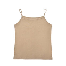 U领吊带优可丝面料舒适透气美背纯色吊带修身时尚百搭打底内搭夏DD1617