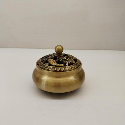 连年有余/喜上眉梢°迷你三足仿古色铜香炉 商品图1