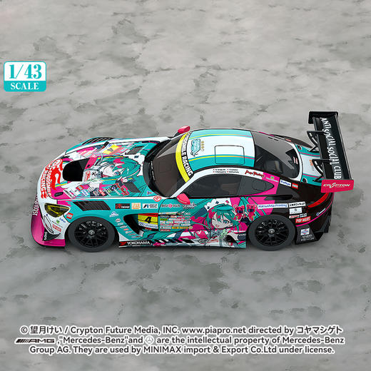 【GSC补款】1/43 GOODSMILE 初音未来  AMG 2025 开幕战Ver. 商品图2