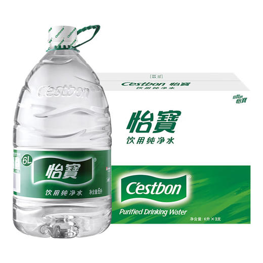 怡宝纯净水6L*3桶/件 商品图0