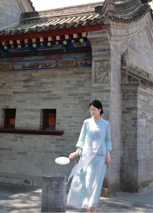 【2026东衣作】中式飘纱外套（21705107素采） 商品图0