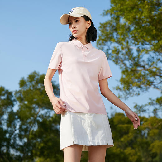 【夏季特卖，99元两件】【拍一件不发， 选两件加入购物车自动减】男女夏季防晒冰丝polo衫短袖T恤凉感跑步户外运动速干polo衫上衣100% 商品图3