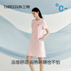 Threegun三枪 冰泉棉彩条圆领短袖BRA女士家居裙-T70004A01 商品缩略图5