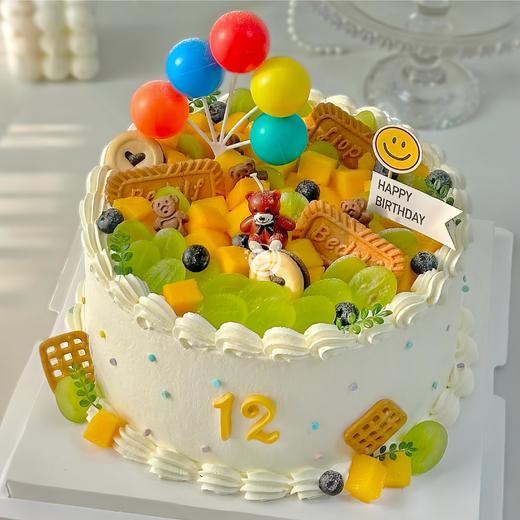 『元气满满』小熊乐园趣味水果蛋糕 商品图0