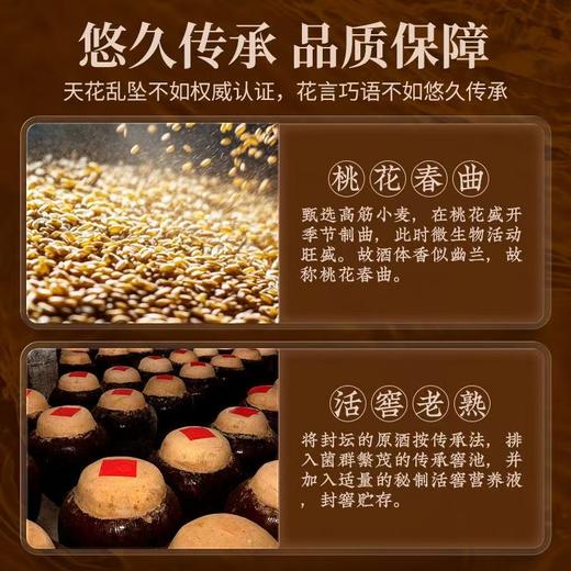 [天成10]52度-传承纯粮酒浓香型白酒泰裕昌天成10整箱粮食酒500ml*6瓶 商品图2