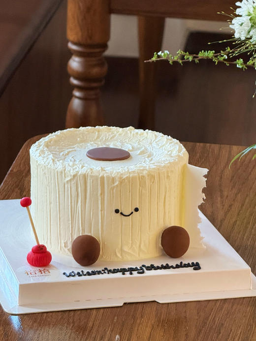 「jellycat·卷纸蛋糕」搞怪系列·翻糖巧克力·100%动物奶油（附图5寸·提前48小时预订） 商品图1