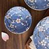 【特惠7折，仅2套，无货退款】日本进口富士樱花盘子餐盘平盘蓝色陶瓷家用日式餐具汤碗组合套装富士樱12件套装 商品缩略图3