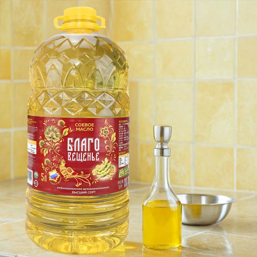 俄罗斯进口布拉戈维谢尼耶豆油5L 商品图4