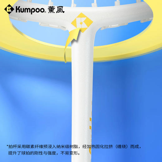 薰风新款羽毛球拍碳素纤维耐打娱乐双拍超轻高弹力儿童款对拍2支装 商品图14