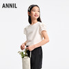 女童圆领短袖针织衫夏季新款安奈儿童装EG521144 商品缩略图1