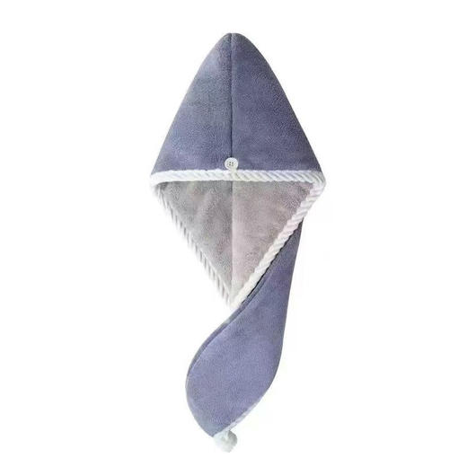 【专柜多样屋】多样屋干发帽 柔软强吸水加厚浴帽珊瑚绒包头巾速干毛巾绿粉 商品图6