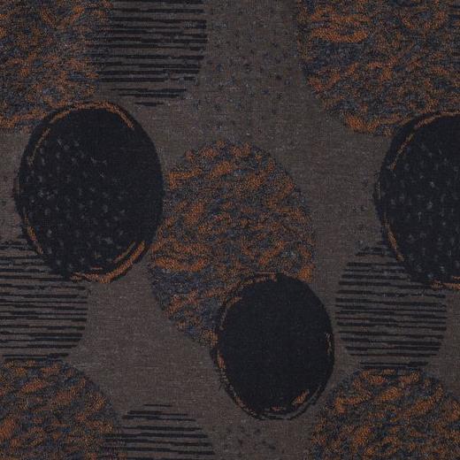 T3015夏季高级感新款美式撞色圆形磨毛圆领短袖T恤宽松复古百搭上衣 商品图3