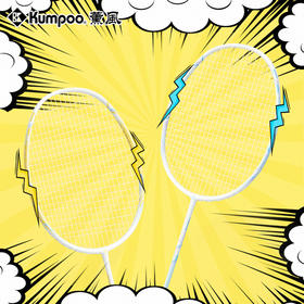 薰风新款羽毛球拍碳素纤维耐打娱乐双拍超轻高弹力儿童款对拍2支装