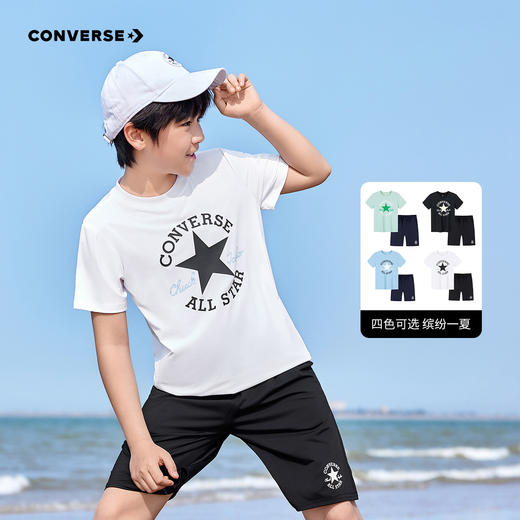 CONVERSE 夏 大童小童 儿童童装套装 CNVN-KS-J317 商品图3