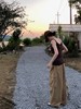 现货  极简穿搭 设计感小众不规则抽褶吊带背心/衬衫/工装裤 商品缩略图4