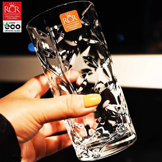 意大利进口RCR水晶玻璃杯水杯家用套装玻璃茶杯轻奢泡茶杯高级感RCR叶纹7头晶质水具套装 商品图2