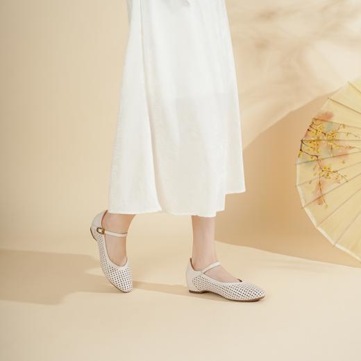 西村名物2025年春季新款舒适低跟新中式风优雅玛丽珍单鞋X25AH16471 商品图5